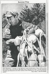 David Alexander, VYCC, 2005, Silver Lake State Park, VT
