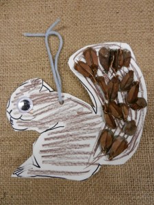 Squirrel Tail with Pinecone