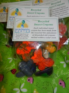 Recycled Crayon Bugs Packaged For Sale
