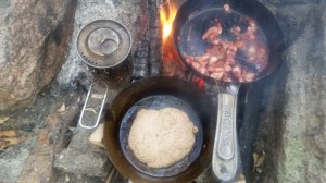 Wild Foraged Autumn Bannock Tart Dessert